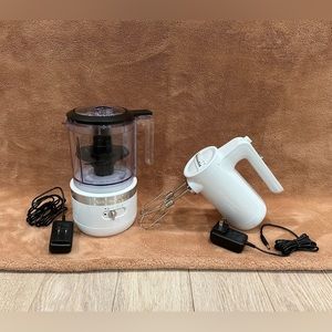 Cordless KitchenAid Chopper and Mixer